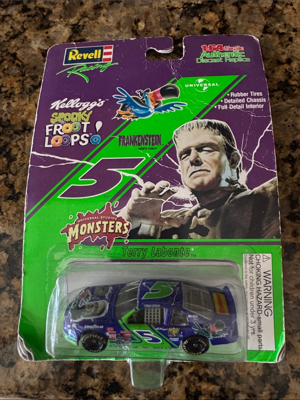 Universal Collective Racing Purple & Green Frankenstein Monster Die-Cast Toy Car